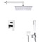Rain Shower System with Handheld, Rain Shower Head, Shower Faucet Set